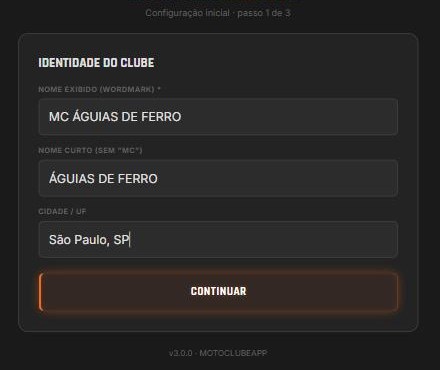 Tela 1 do assistente, com os três campos preenchidos